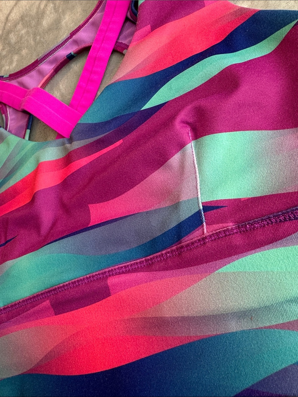 Born Primitive X-Factor Sports Bra Pink Edition (Breast Cancer) Size Smal - Picture 5 of 10